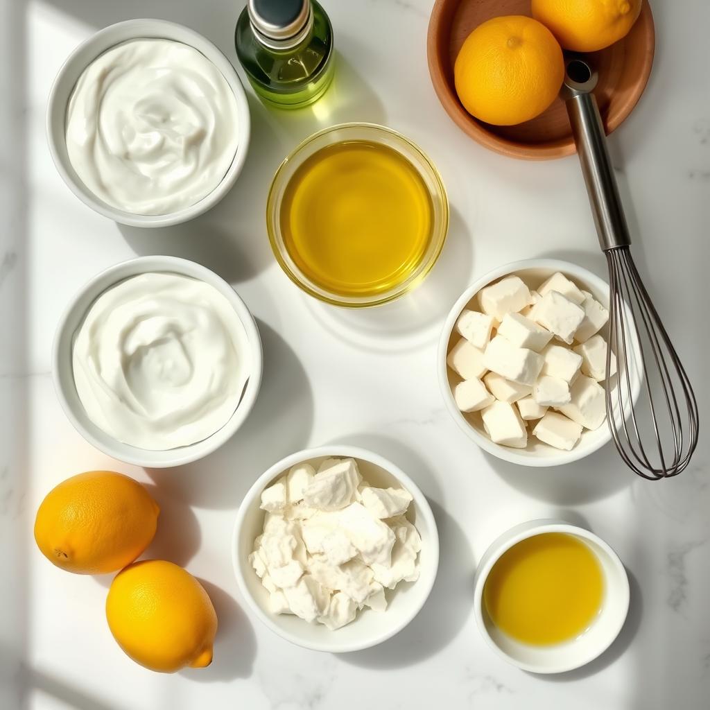 Ingredients for Low-Calorie Mayonnaise